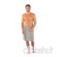 Schiesser Rom Paréo de sauna pour homme  Coton  argenté  uni - B07CBJQJ5H